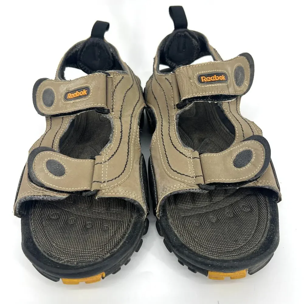 Reebok Mens Sport Sandals Open Toe Brown U.S. Size 9